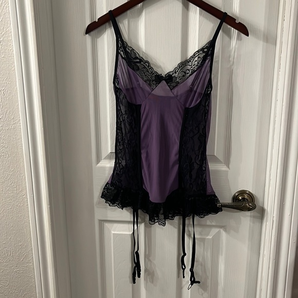 BLACK LACE LINGERIE SIZE MEDIUM - Picture 1 of 3